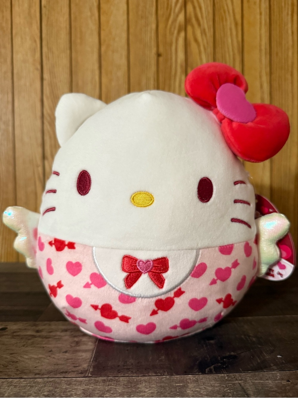 Hello Kitty Plush in White, Pink and Red